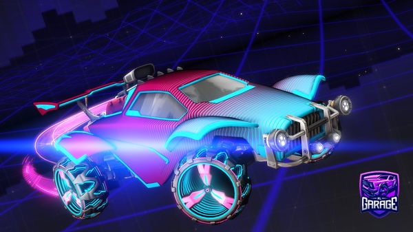 A Rocket League car design from pk28_21