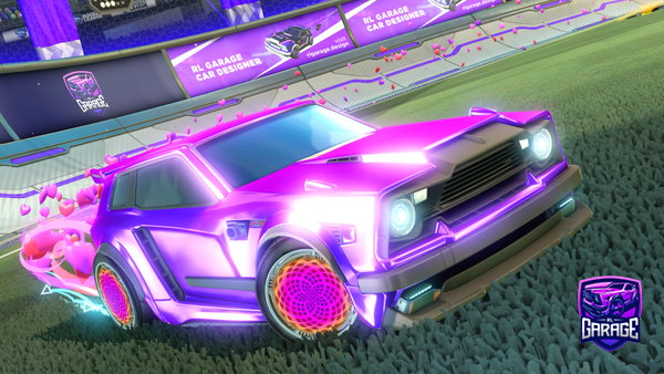 A Rocket League car design from Woodasnatttyskuumi