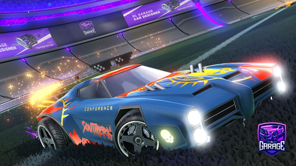 A Rocket League car design from Plenktton