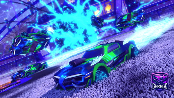 A Rocket League car design from xiw