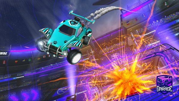 A Rocket League car design from Justsacca