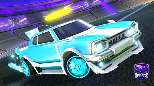 A Rocket League car design from morrubchen