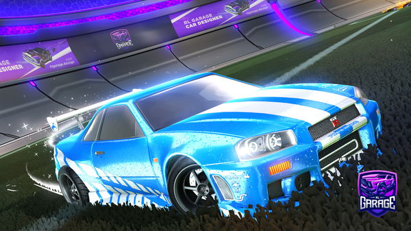 A Rocket League car design from sanchopanza07