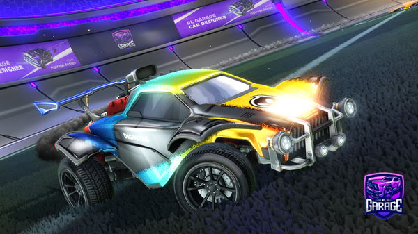 A Rocket League car design from Ethnogeny