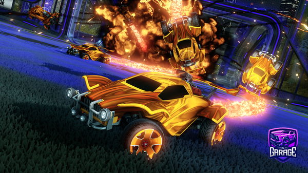 A Rocket League car design from TydeJV