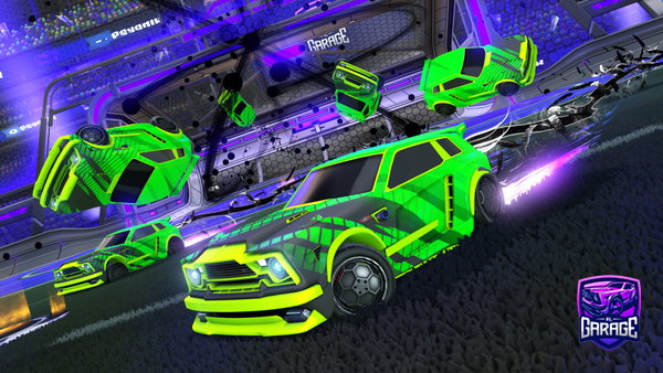 A Rocket League car design from AquraZ