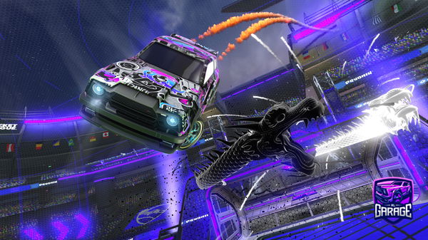 A Rocket League car design from brucedarkspoon