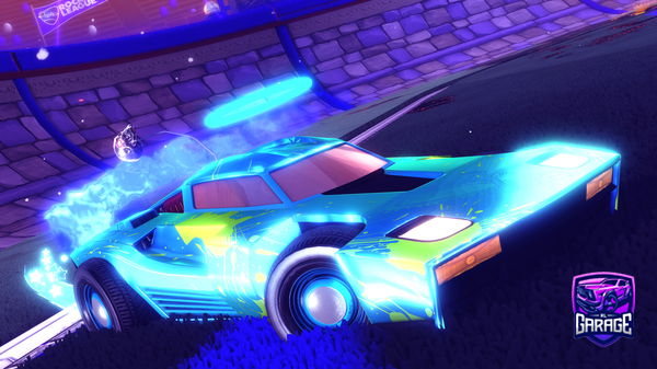 A Rocket League car design from Worm2020
