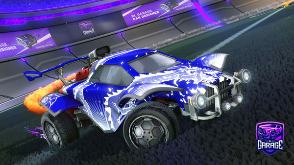 A Rocket League car design from EmeryB