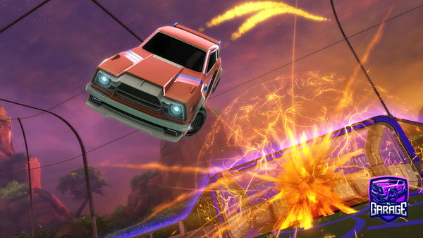 A Rocket League car design from Not_johnysins