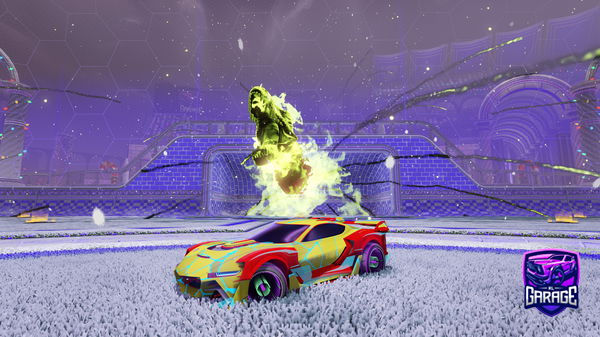 A Rocket League car design from DragonsoPL