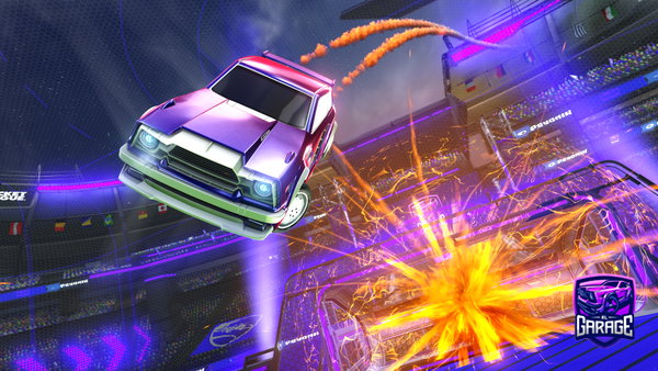 A Rocket League car design from DirtyGeezer69