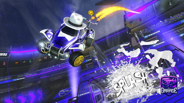 A Rocket League car design from GrittyJoker999