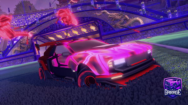 A Rocket League car design from BOBALOBAYOUS