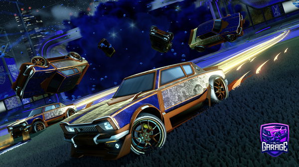 A Rocket League car design from LwGwNw