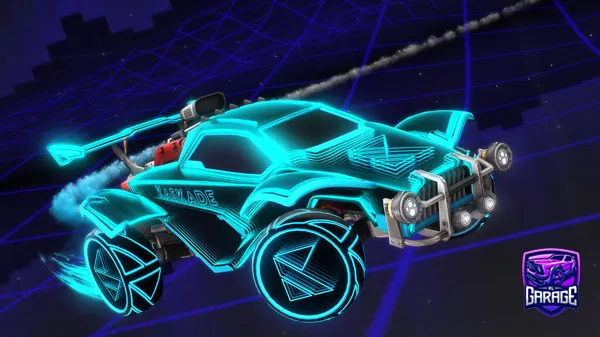 A Rocket League car design from Green1377ismyps