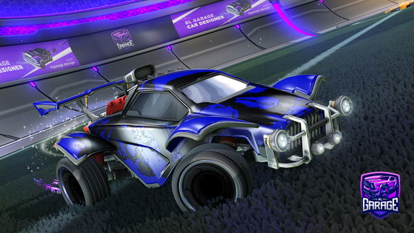 A Rocket League car design from Louramo_on_ps4