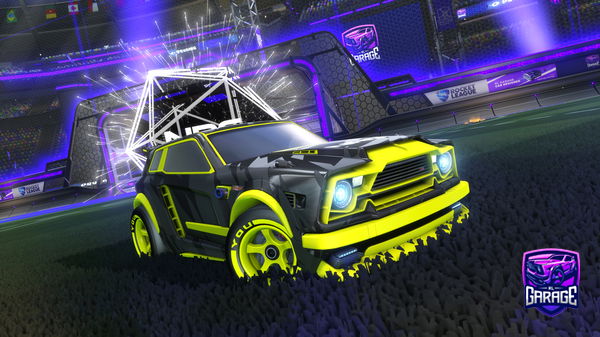 A Rocket League car design from KreepyKrowley