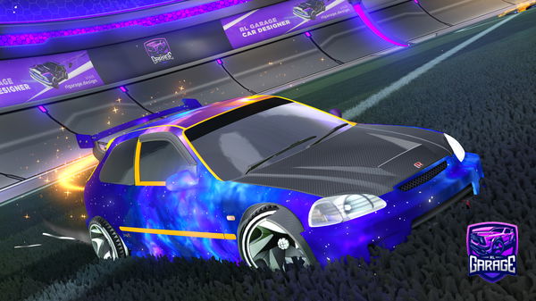 A Rocket League car design from fill321123