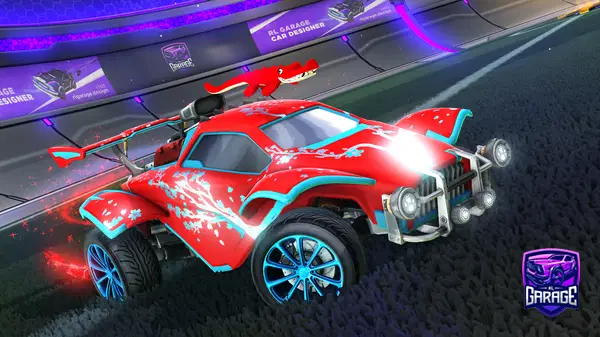A Rocket League car design from thelittlepunks