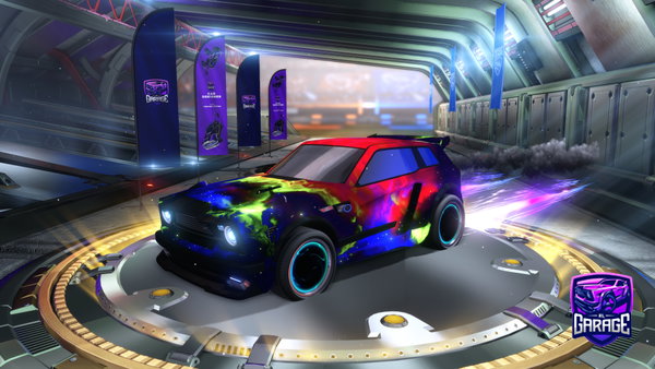 A Rocket League car design from KungFuKazoo