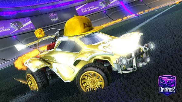 A Rocket League car design from Jfjdhydhhxhx