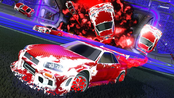 A Rocket League car design from Hat3473