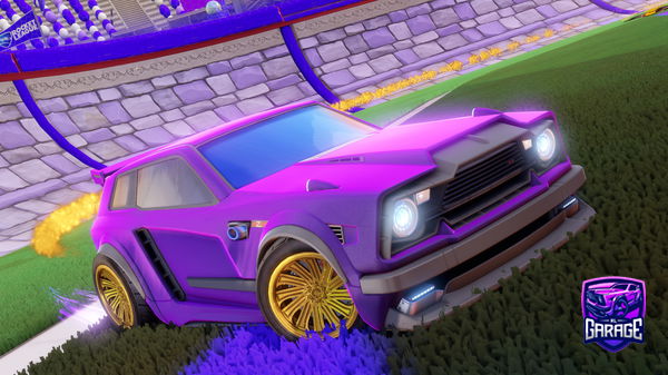 A Rocket League car design from oemblack