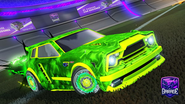 A Rocket League car design from BillyRobbo