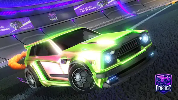 A Rocket League car design from Santiagossrl