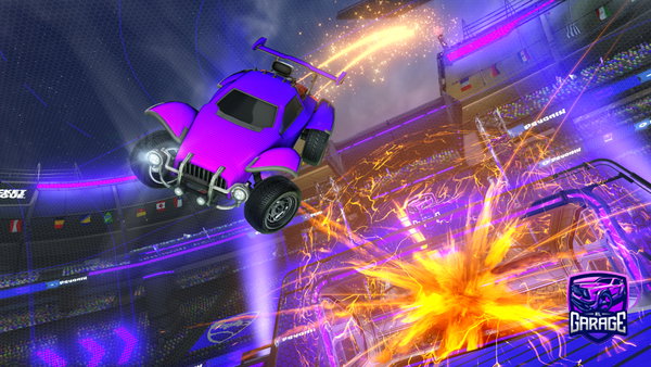 A Rocket League car design from vxry_
