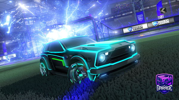 A Rocket League car design from Voltemp