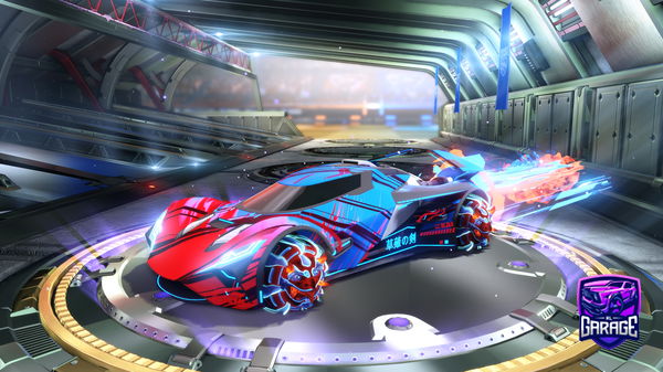 A Rocket League car design from dededejeje