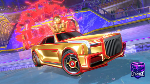 A Rocket League car design from Matima3305