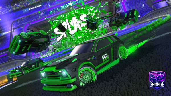 A Rocket League car design from TTimer