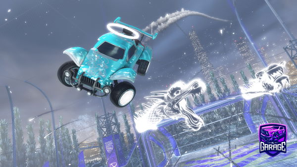 A Rocket League car design from Giratina