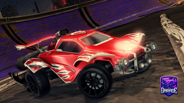 A Rocket League car design from -OTA-