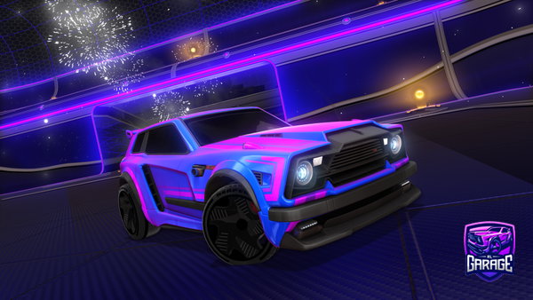 A Rocket League car design from FrankNMine