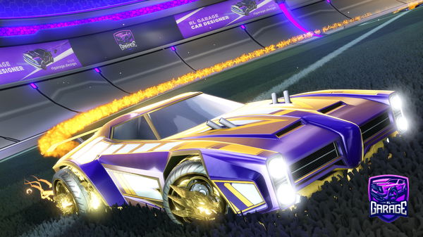 A Rocket League car design from Grandejuevos