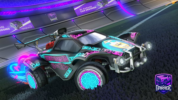 A Rocket League car design from LeadoffCannon12