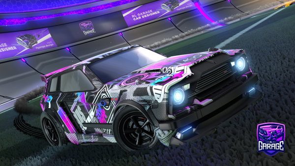 A Rocket League car design from Unpluggt