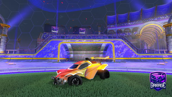 A Rocket League car design from Player12345Go