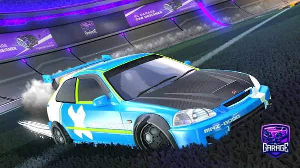 A Rocket League car design from Mysn