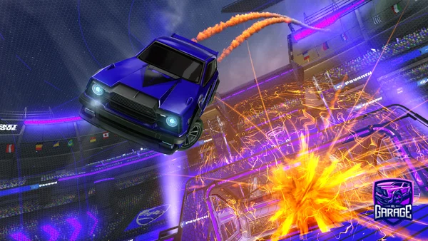 A Rocket League car design from Dragoncitow