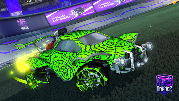 A Rocket League car design from Fyniti