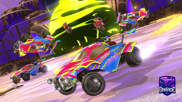 A Rocket League car design from Hellojustgot12515