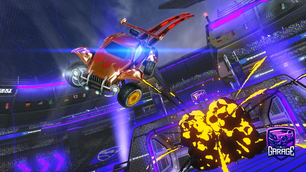 A Rocket League car design from Deamone