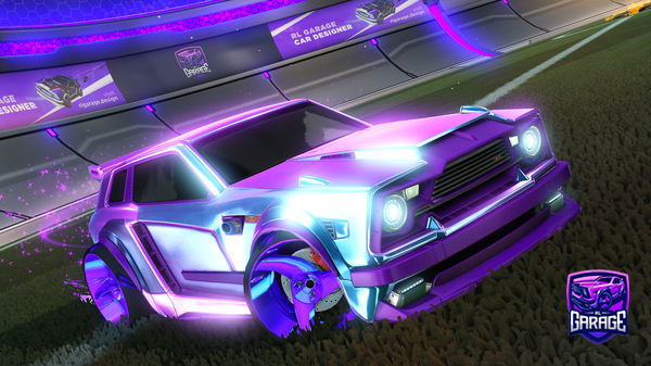 A Rocket League car design from Cosplash