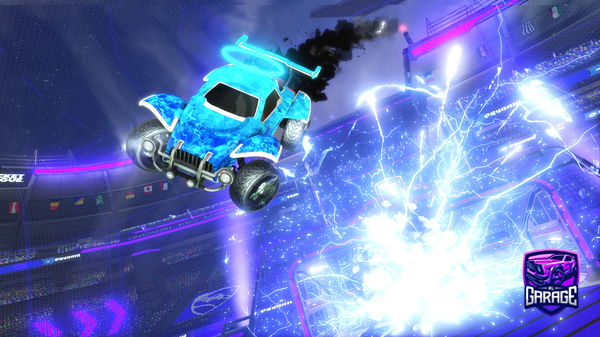 A Rocket League car design from GirlWithAGun20