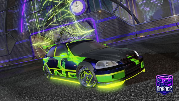 A Rocket League car design from abrokenlink